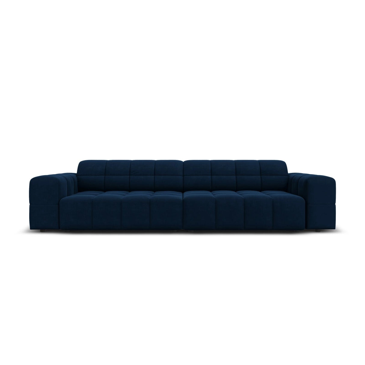 Chicago 4-Sitzer Sofa aus Samt in Königsblau (Bluvel 86), 244x102x70 cm von Cosmopolitan Design – Bild 1