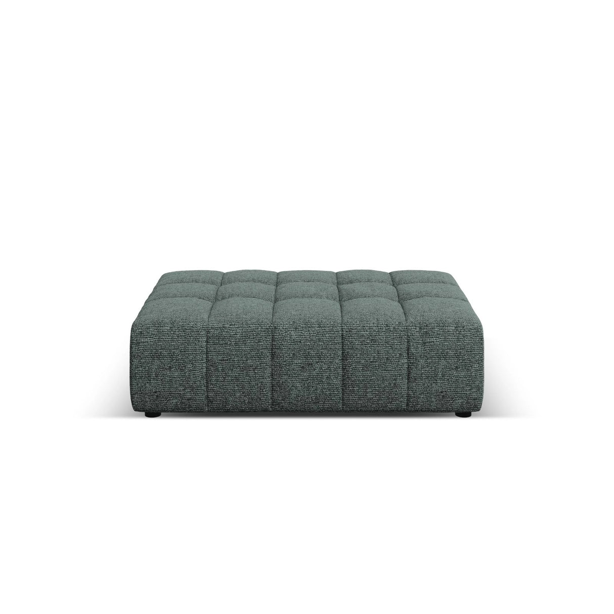 Chicago Pouf aus Chenille in Petrol (Haga 78), 102x80x40 cm von Cosmopolitan Design – Bild 1