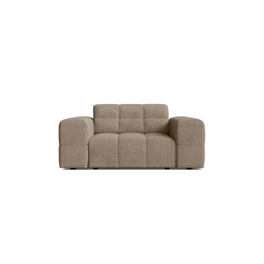 Chicago Sessel aus Chenille in Dunkelbeige (Eden 4 Beige), 132x102 cm von Cosmopolitan Design – Bild 1