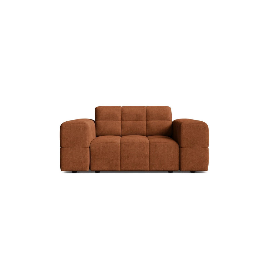 Chicago Sessel aus Chenille in Ziegel (Eden 10 Terra), 132x102 cm von Cosmopolitan Design – Bild 1