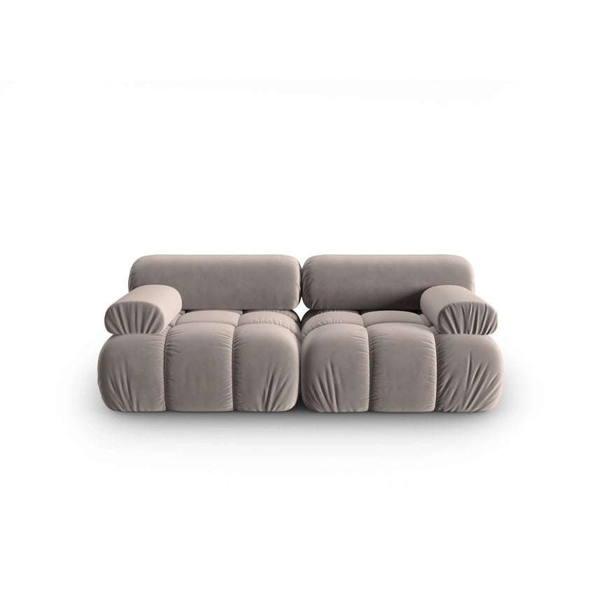 Cortina Modulares 2-Sitzer Sofa aus Samt in Cappuccino (Bluvel 40), 188x94 cm von Cosmopolitan Design – Bild 1