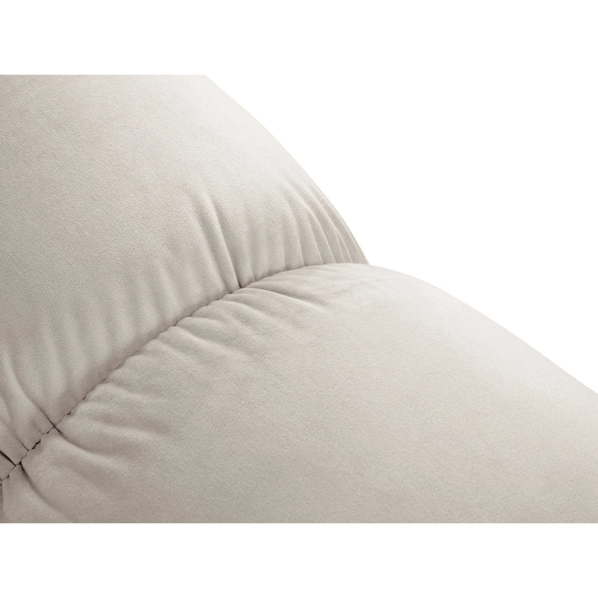 Cortina Modulares 2-Sitzer Sofa aus Samt in Dunkelbeige (Bluvel 30), 188x94 cm von Cosmopolitan Design – Bild 6
