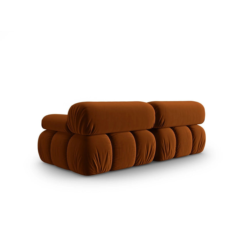 Cortina Modulares 2-Sitzer Sofa aus Samt in Terrakotta (Bluvel 4215), 188x94 cm von Cosmopolitan Design – Bild 4