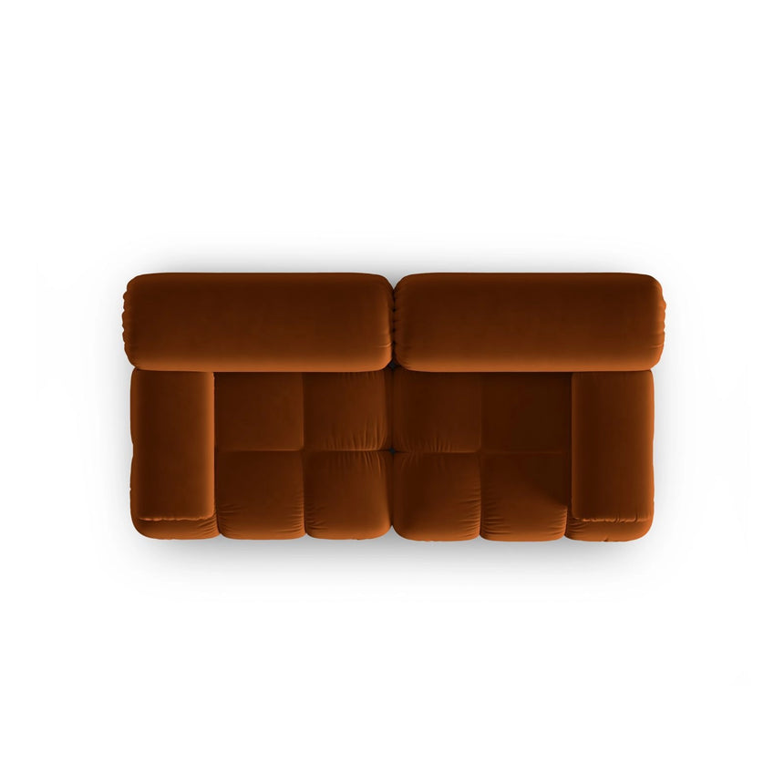 Cortina Modulares 2-Sitzer Sofa aus Samt in Terrakotta (Bluvel 4215), 188x94 cm von Cosmopolitan Design – Bild 5