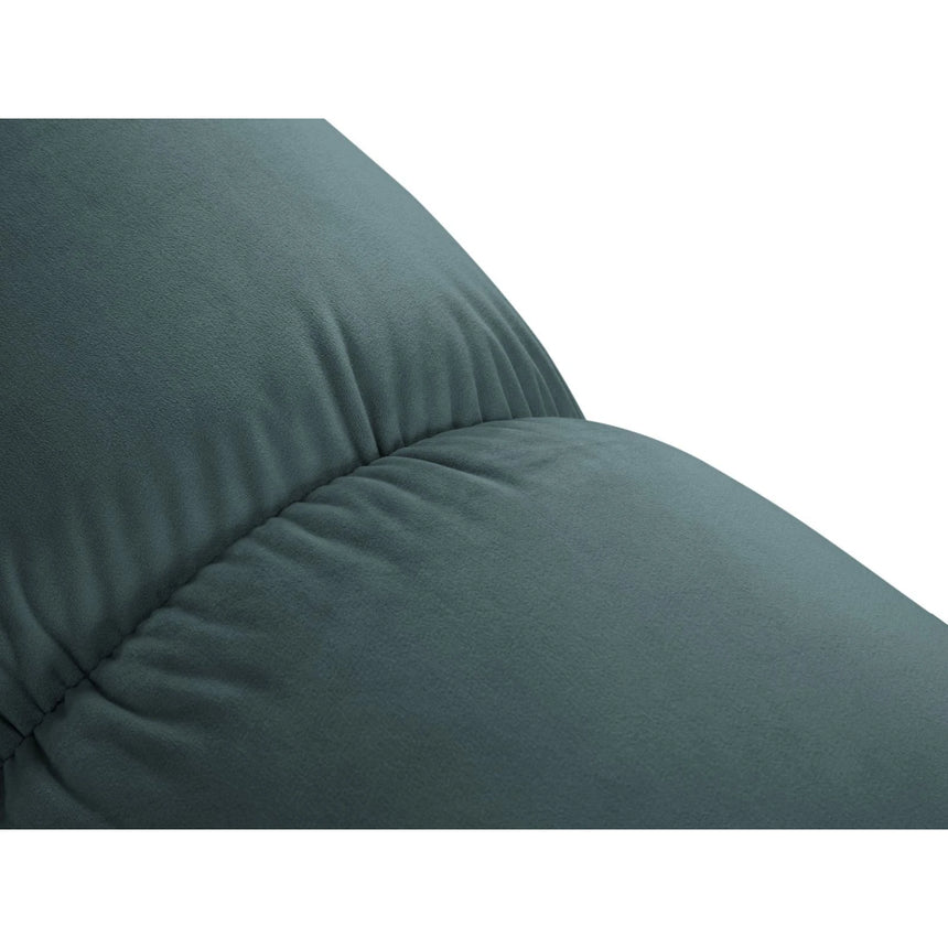Cortina Modulares 2-Sitzer Sofa aus Samt in Türkis (Bluvel 85), 188x94 cm von Cosmopolitan Design – Bild 6