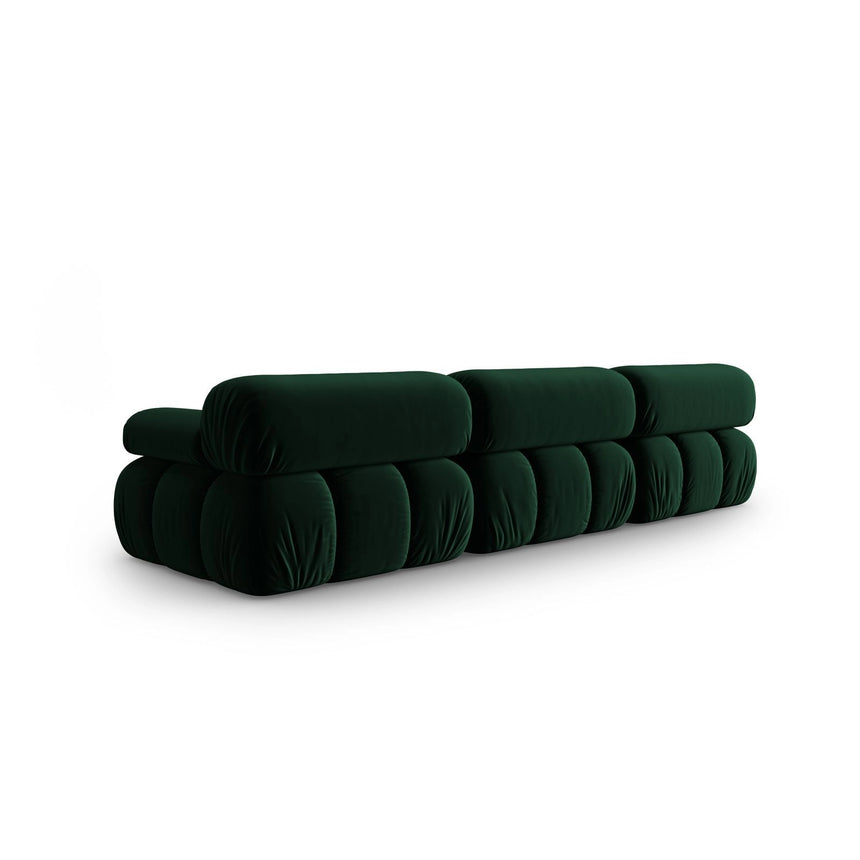 Cortina Modulares 3-Sitzer Sofa aus Samt in Flaschengrün (Bluvel 78), 282x94 cm von Cosmopolitan Design – Bild 4