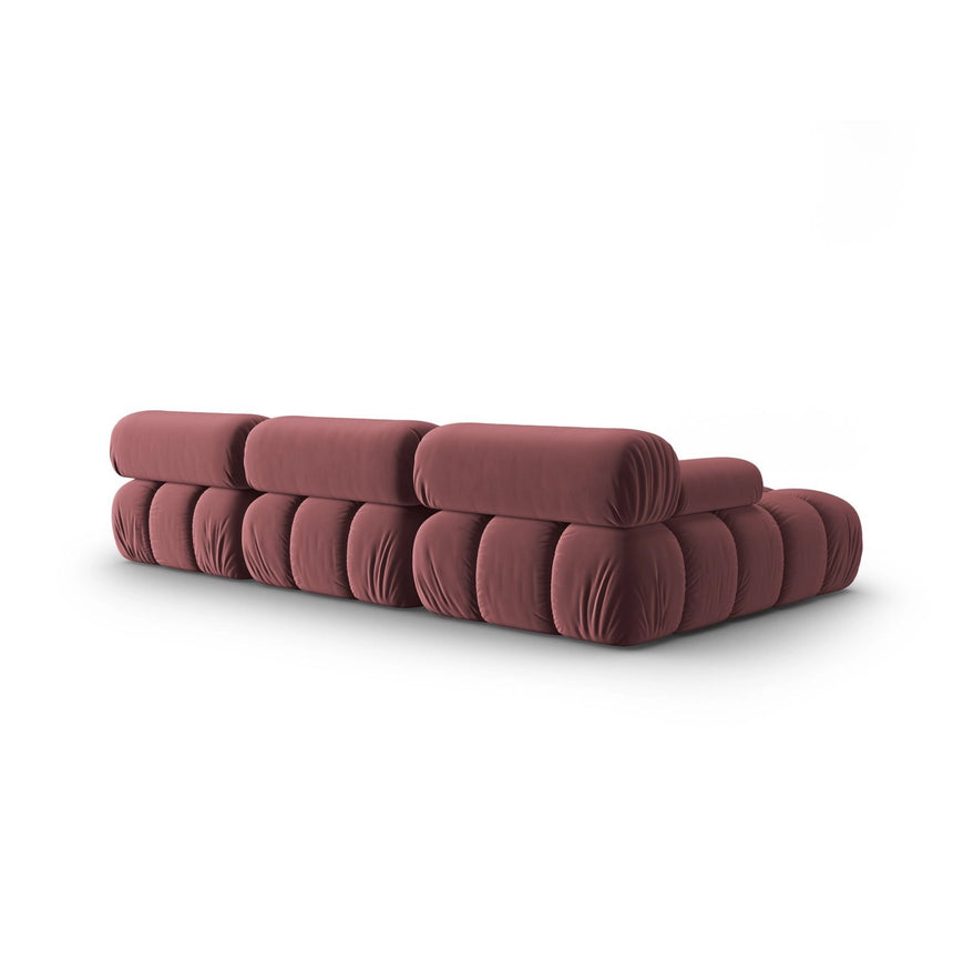 Cortina Modulares 4-Sitzer Ecksofa, Linke Seite, aus Samt, 282x155 cm von Cosmopolitan Design – Bild 5