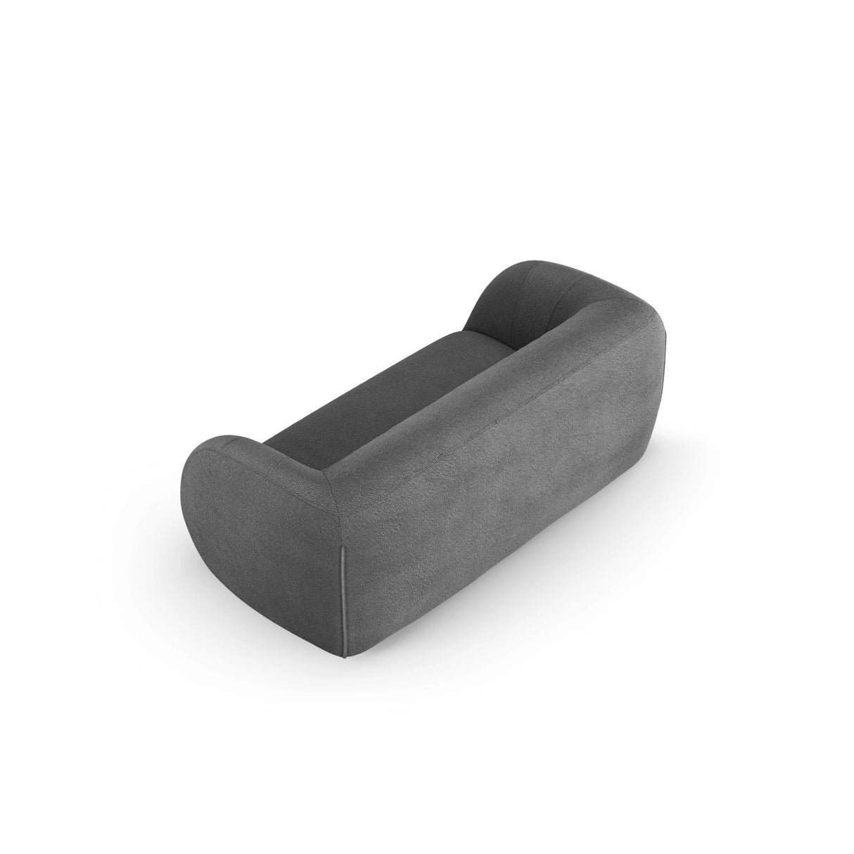 Essen 2-Sitzer Sofa aus Boucle in Dunkelgrau (Baloo 2083), 210x95x86 cm von Cosmopolitan Design – Bild 5