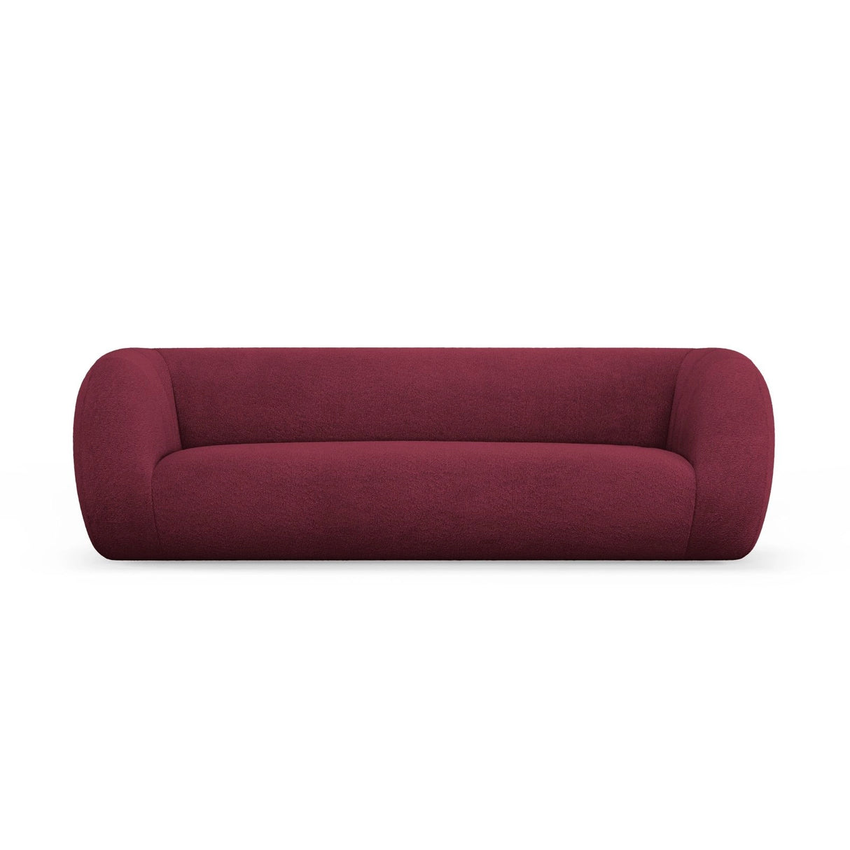 Essen 3-Sitzer Sofa aus Boucle in Bordeaux (Baloo 2079), 230x95x86 cm von Cosmopolitan Design – Bild 1
