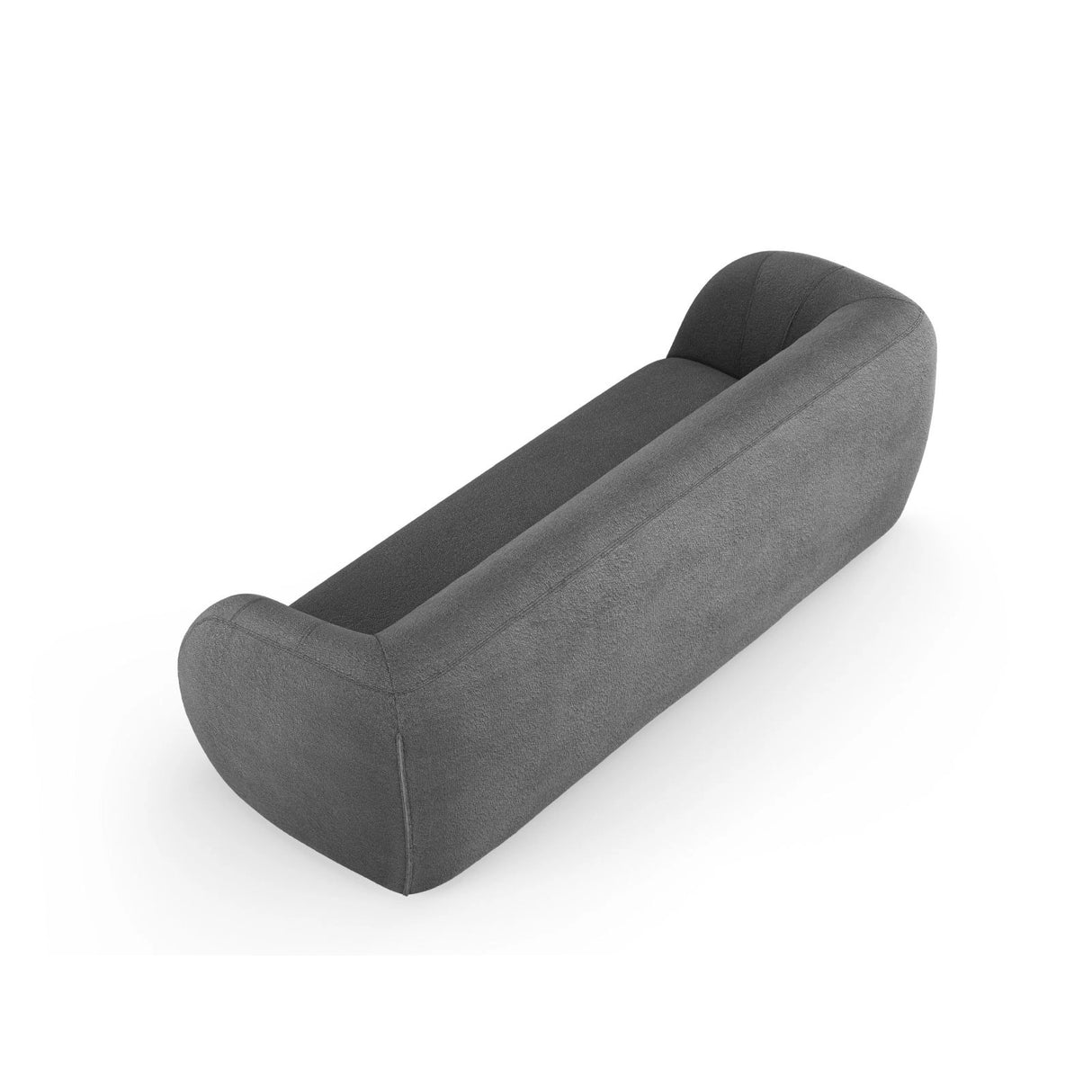 Essen 3-Sitzer Sofa aus Boucle in Dunkelgrau (Baloo 2083), 230x95x86 cm von Cosmopolitan Design – Bild 5