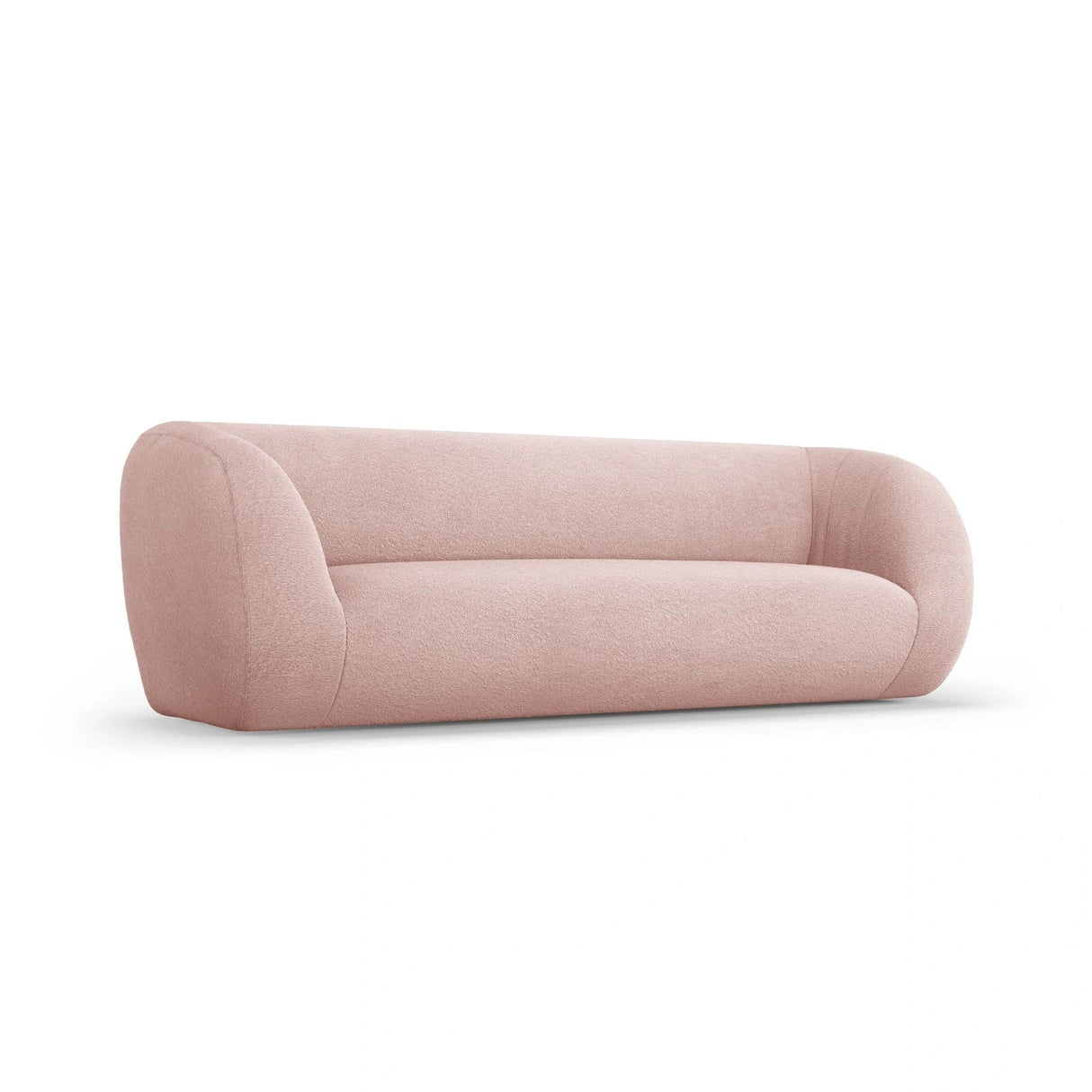 Essen 3-Sitzer Sofa aus Boucle in Puderrosa (Baloo 2072), 230x95x86 cm von Cosmopolitan Design – Bild 4