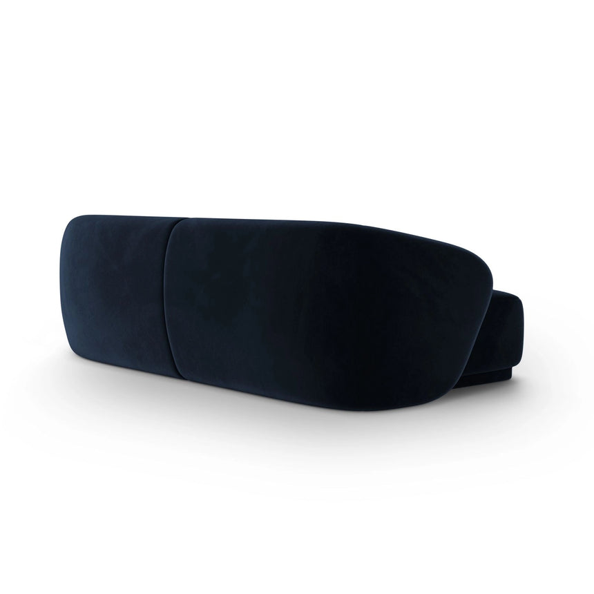 Gomera 4-Sitzer Sofa aus Samt in Königsblau (Salvador 5), 246x93x74 cm von Cosmopolitan Design – Bild 4