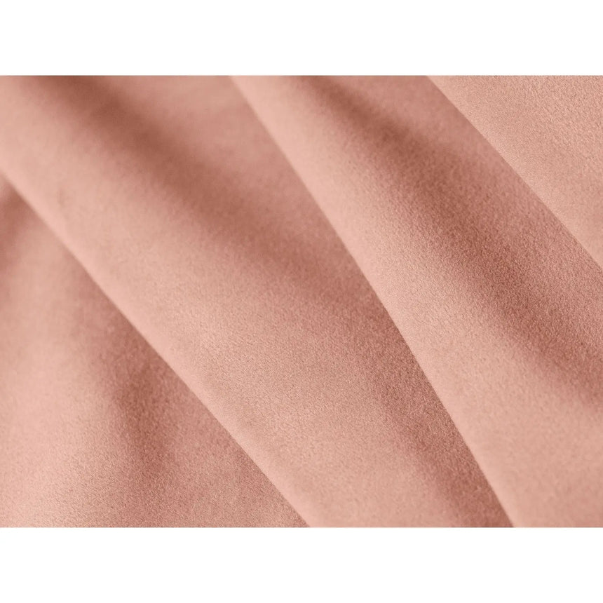 Gomera 6-Sitzer Panorama Ecksofa, Linke Seite, aus Samt in Rosa (Salvador 11), Beine aus Schwarzes Plastik, 336x166x74 cm von Cosmopolitan Design – Bild 6