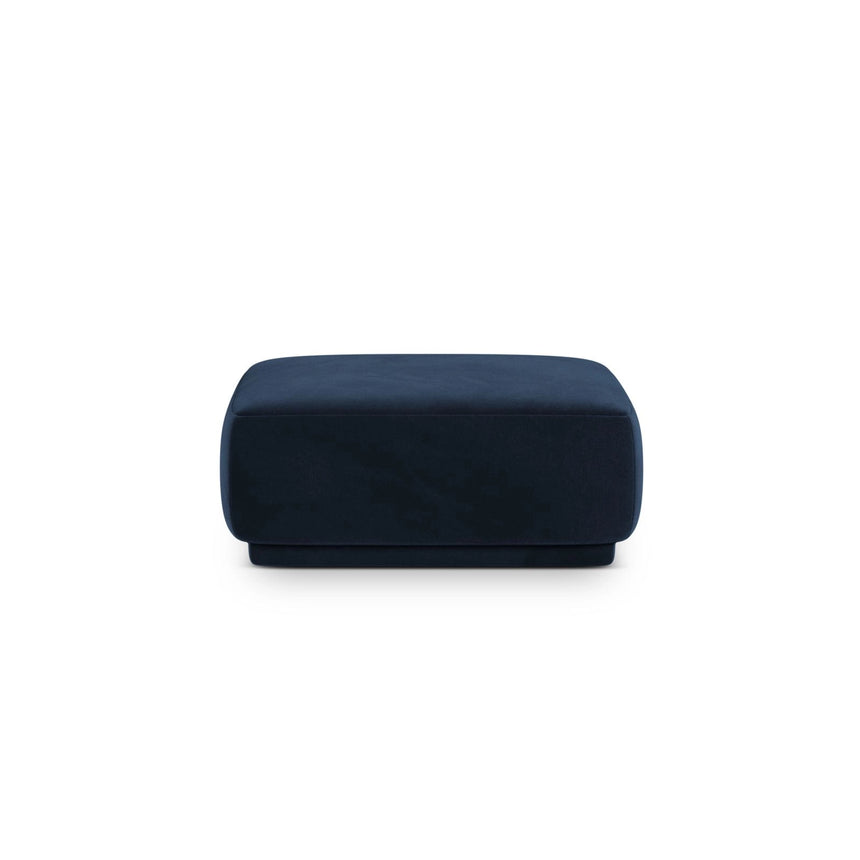 Gomera Pouf aus Samt in Königsblau (Salvador 5), 90x90x42 cm von Cosmopolitan Design – Bild 1