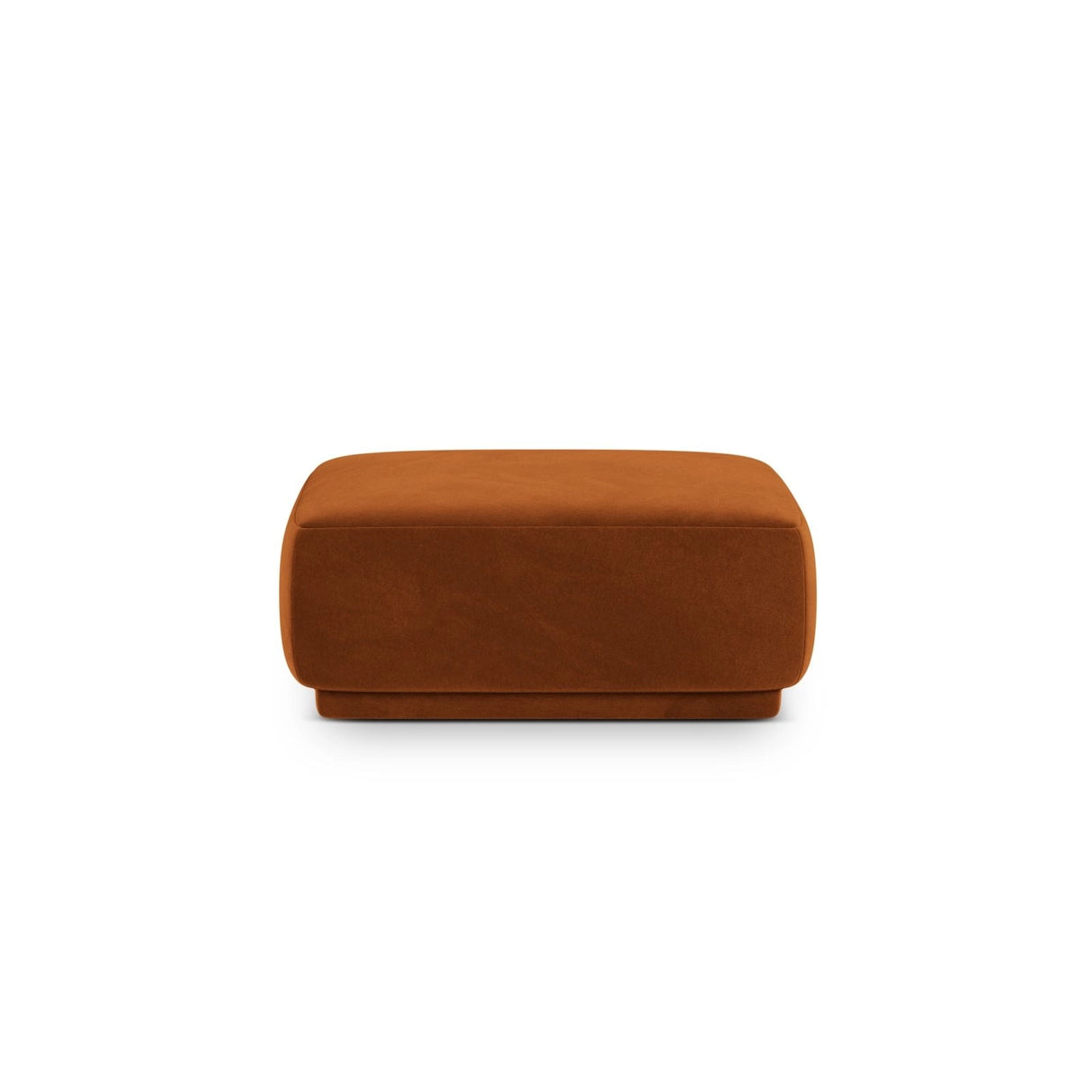 Gomera Pouf aus Samt in Terrakotta (Salvador 14), 90x90x42 cm von Cosmopolitan Design – Bild 1