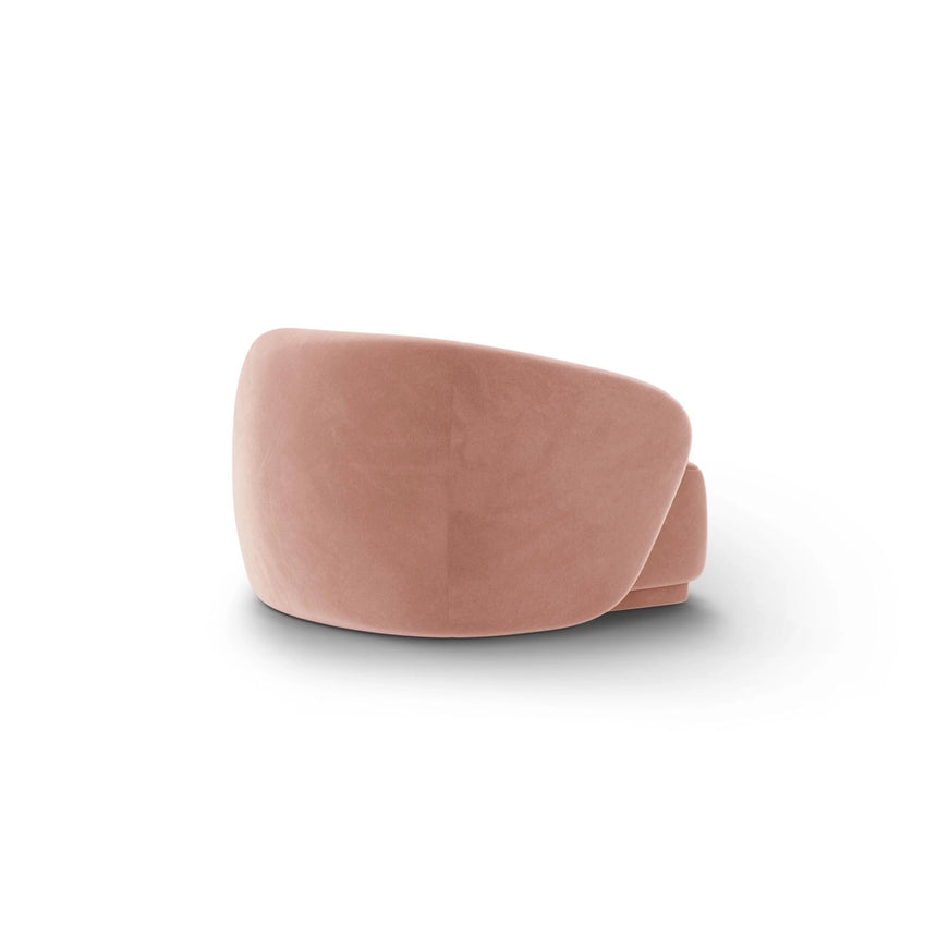 Gomera Sessel aus Samt in Rosa (Salvador 11), 93x90x74 cm von Cosmopolitan Design – Bild 4