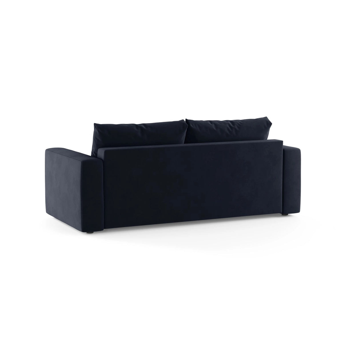 Grena 3-Sitzer Sofa mit Schlaffunktion, ausklappbar, aus Samt in Königsblau (Salvador 5), 205x100 cm von Cosmopolitan Design – Bild 5