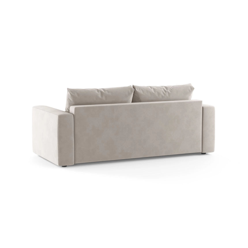Grena 3-Sitzer Sofa mit Schlaffunktion, ausklappbar, aus Samt oder Strukturstoff, 205x100 cm von Cosmopolitan Design – Bild 5