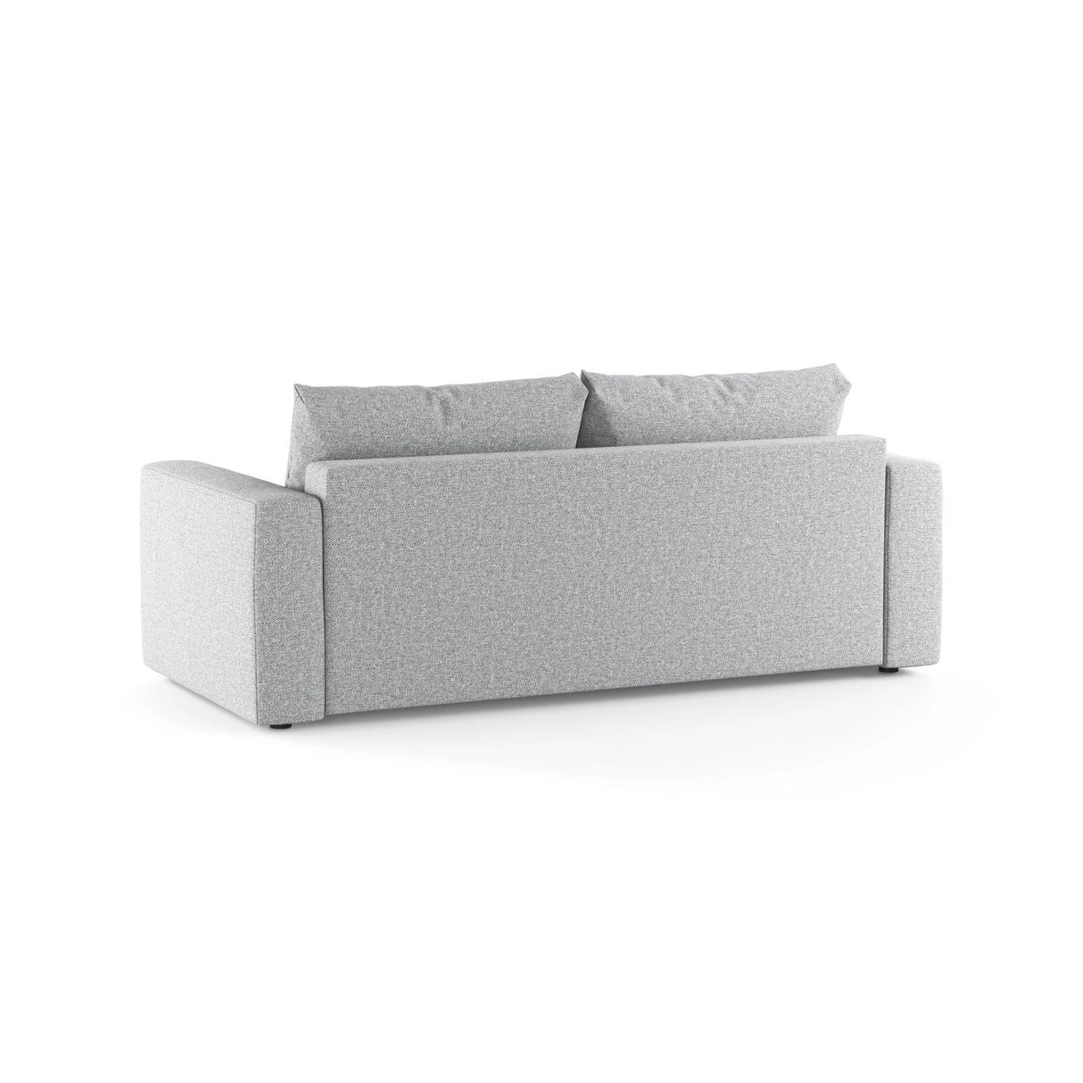 Grena 3-Sitzer Sofa mit Schlaffunktion, ausklappbar, aus Strukturierter Stoff in Hellgrau (BABEL LIGHT GREY), 205x100 cm von Cosmopolitan Design – Bild 5