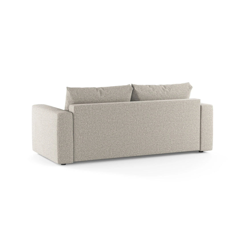 Grena 3-Sitzer Sofa mit Schlaffunktion, ausklappbar, aus Strukturierter Stoff in Sand (BABEL SAND), 205x100 cm von Cosmopolitan Design – Bild 5