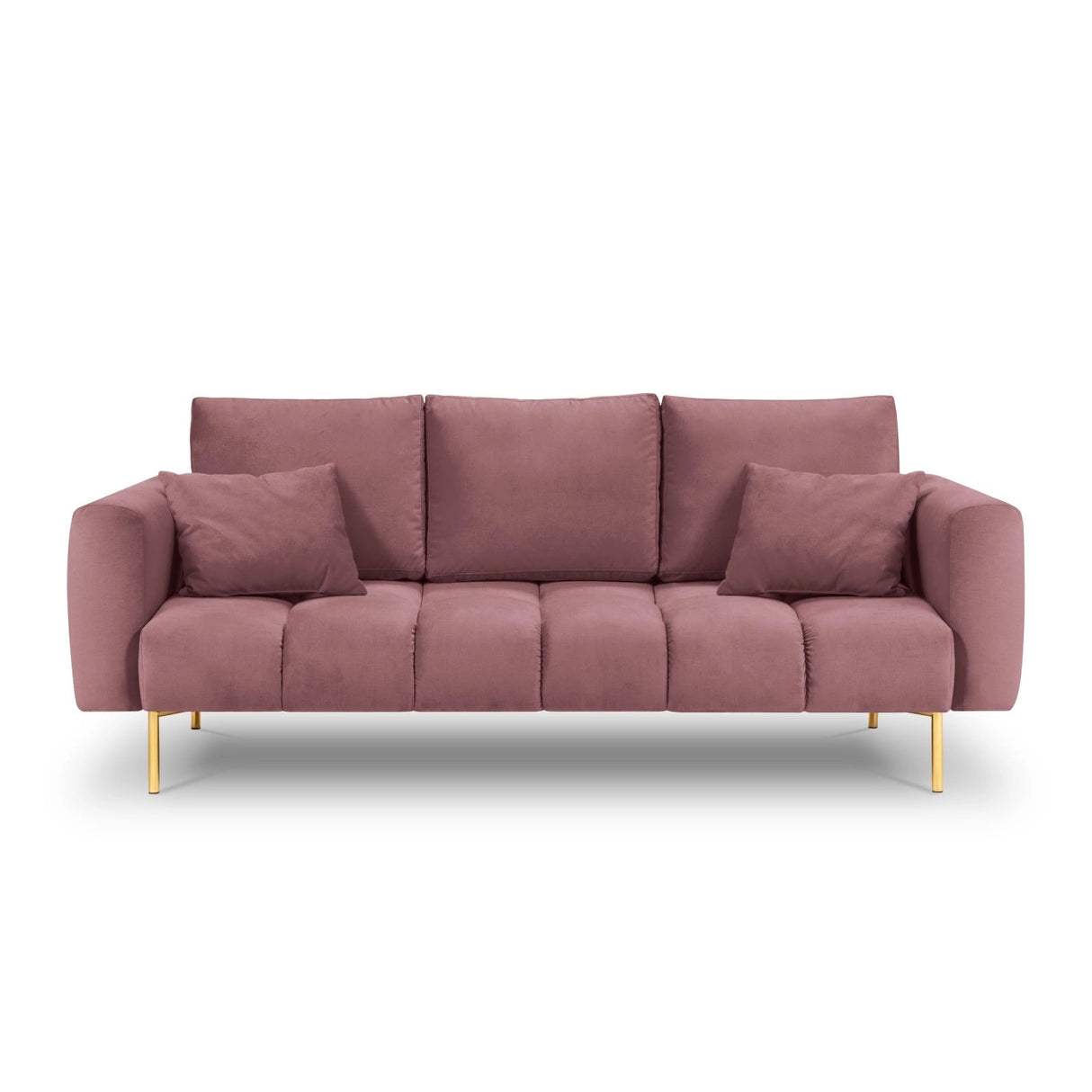 Hastings 3-Sitzer Sofa aus Samt in Rosa (Fancy 63), 220x97x75 cm von Cosmopolitan Design – Bild 4