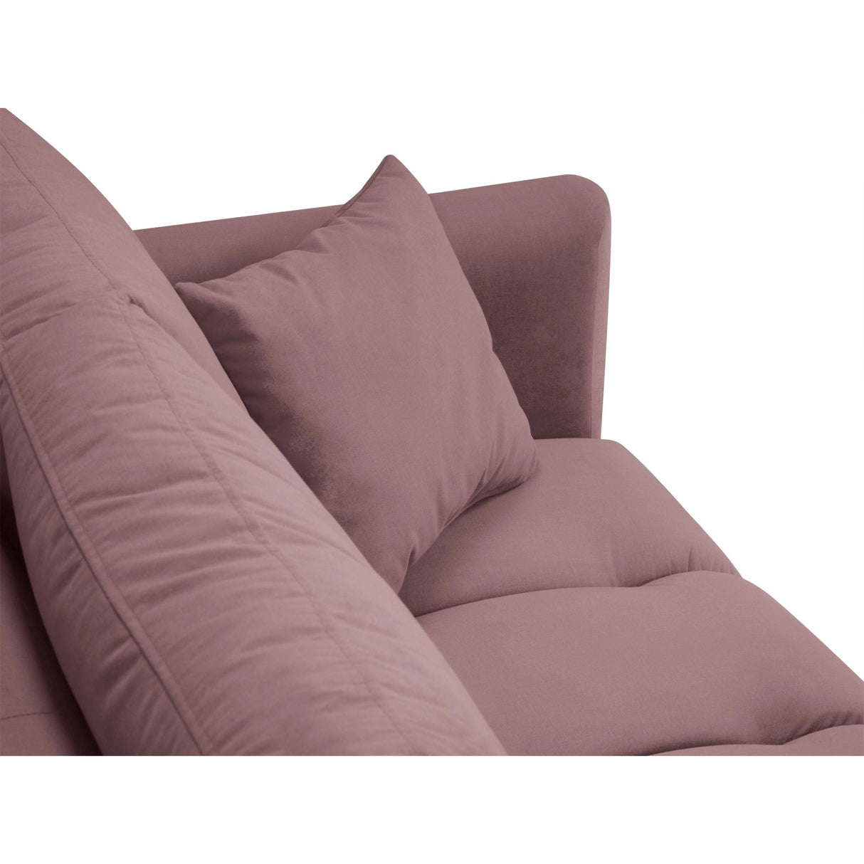 Hastings 3-Sitzer Sofa aus Samt in Rosa (Fancy 63), 220x97x75 cm von Cosmopolitan Design – Bild 6