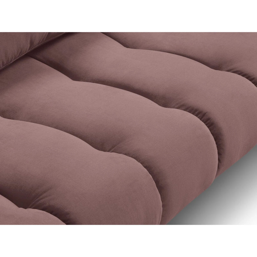 Hastings 3-Sitzer Sofa aus Samt in Rosa (Fancy 63), 220x97x75 cm von Cosmopolitan Design – Bild 7
