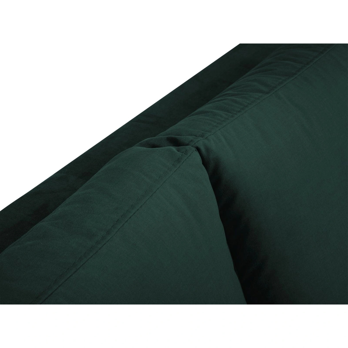 Hastings 5-Sitzer Ecksofa, Linke Seite, aus Samt in Flaschengrün (Fancy 39), 301x216x75 cm von Cosmopolitan Design – Bild 8