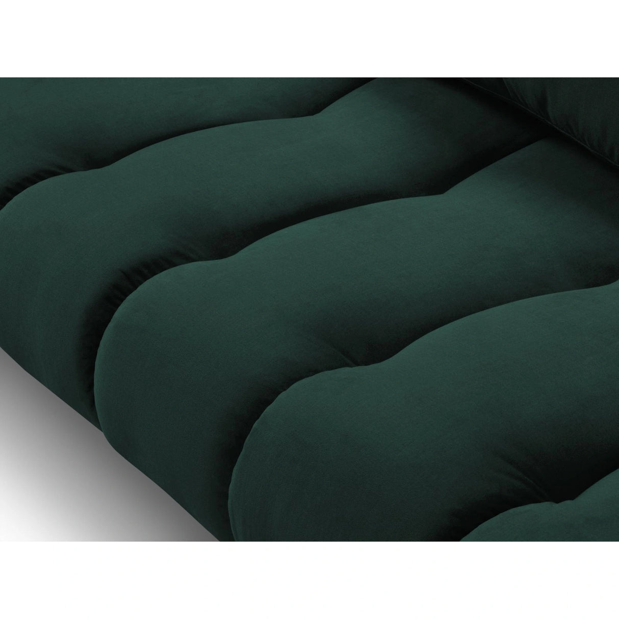 Hastings 5-Sitzer Ecksofa, Rechte Seite, aus Samt in Flaschengrün (Fancy 39), 301x216x75 cm von Cosmopolitan Design – Bild 6