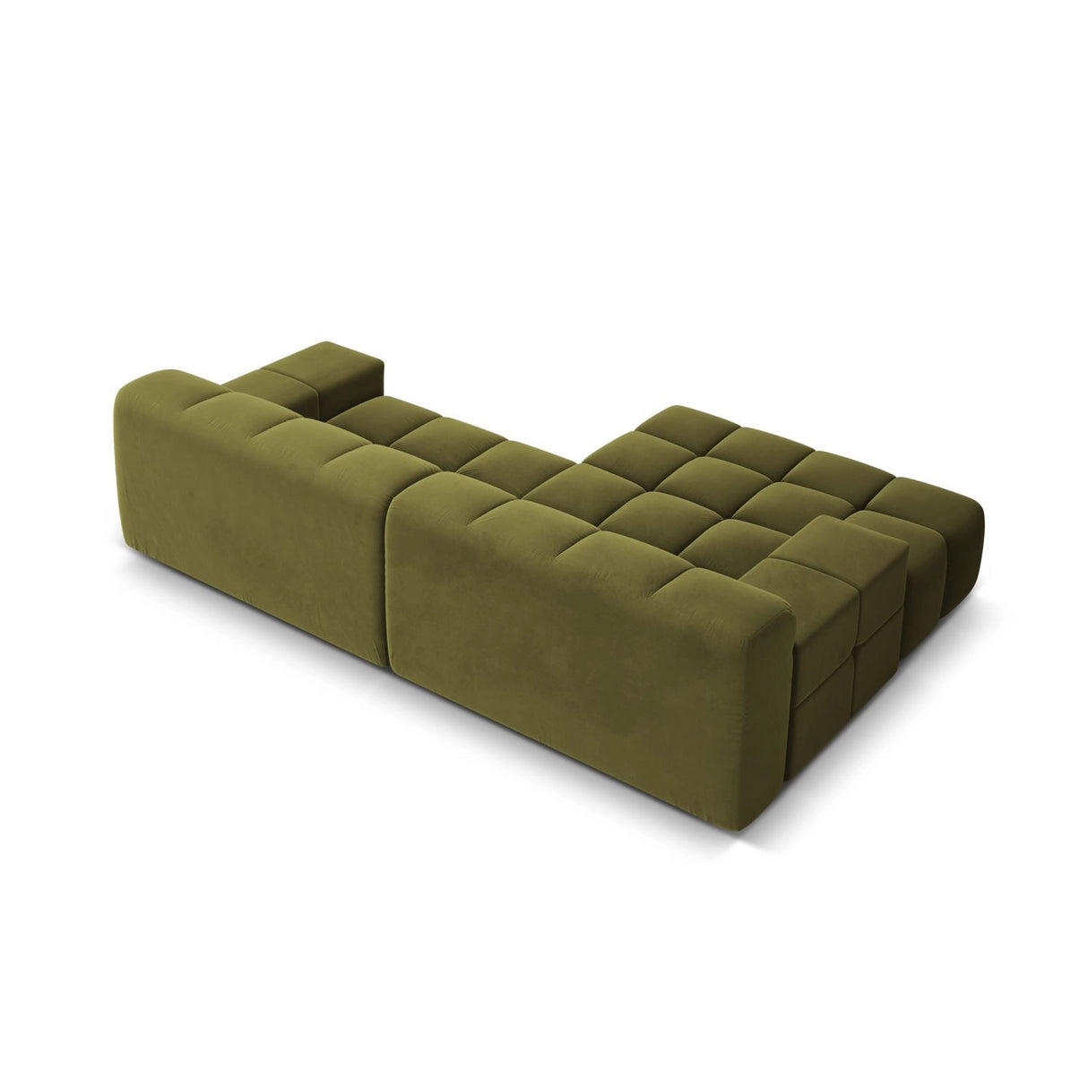 Hawaii 2-Sitzer Ecksofa, Linke Seite, aus Samt in Pistazie (Magic Velvet 2294), 240x160 cm von Cosmopolitan Design – Bild 5