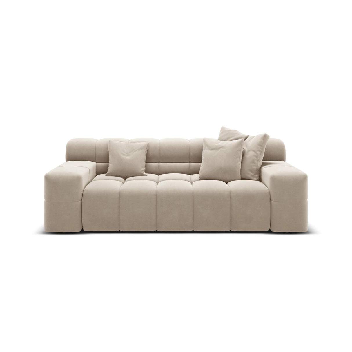 Hawaii 2-Sitzer Sofa aus Samt oder Strukturstoff, 210x100x75 cm von Cosmopolitan Design – Bild 1