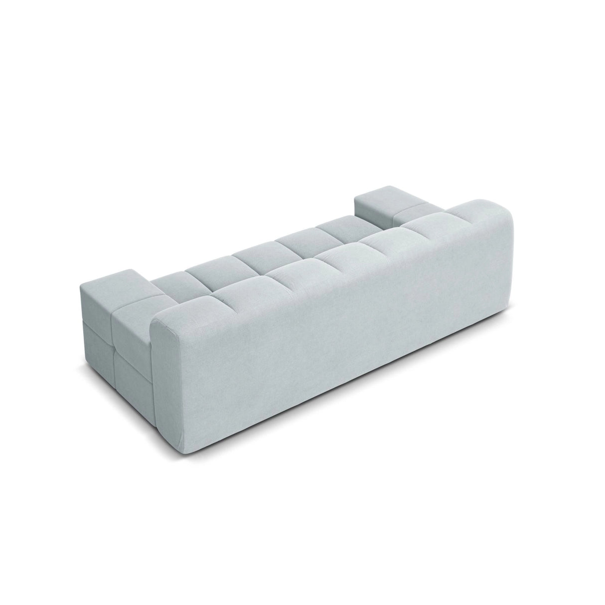 Hawaii 2-Sitzer Sofa aus Strukturierter Stoff in Hellgrau (Moly 70), 210x100x75 cm von Cosmopolitan Design – Bild 5