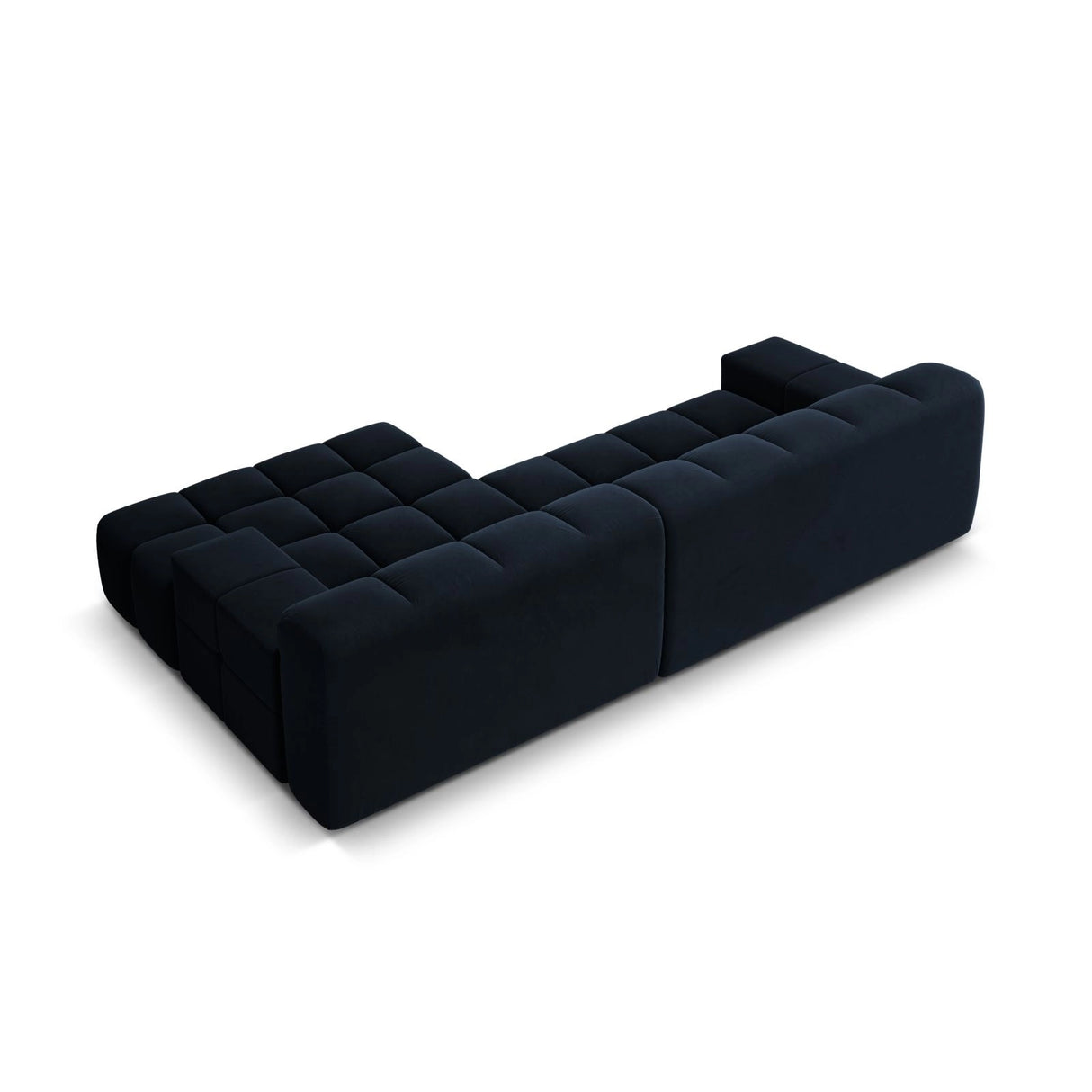 Hawaii 3-Sitzer Ecksofa, Rechte Seite, aus Samt in Marineblau (Magic Velvet 2211), 270x160x75 cm von Cosmopolitan Design – Bild 5