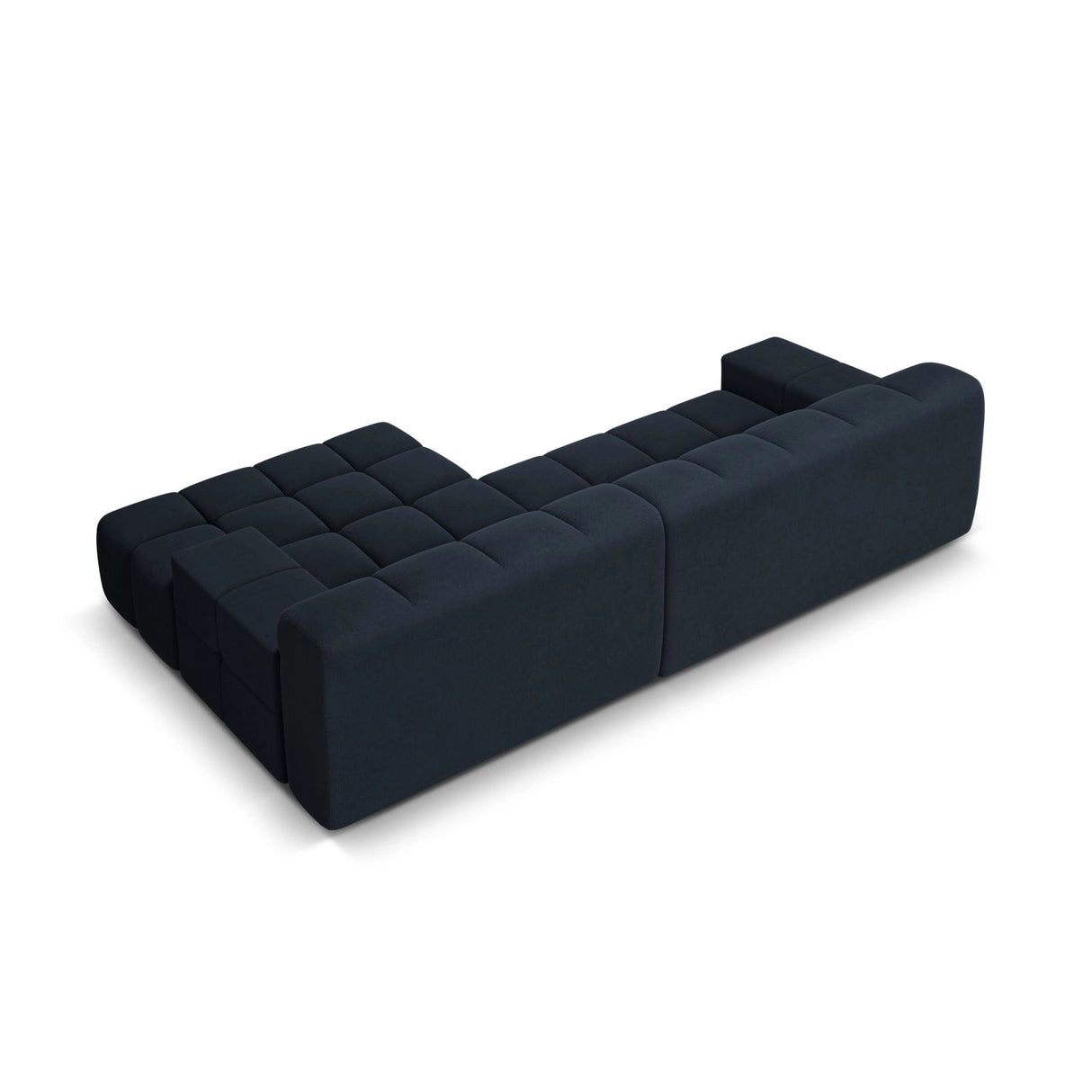 Hawaii 3-Sitzer Ecksofa, Rechte Seite, aus Strukturierter Stoff in Königsblau (Moly 79), 270x160x75 cm von Cosmopolitan Design – Bild 5