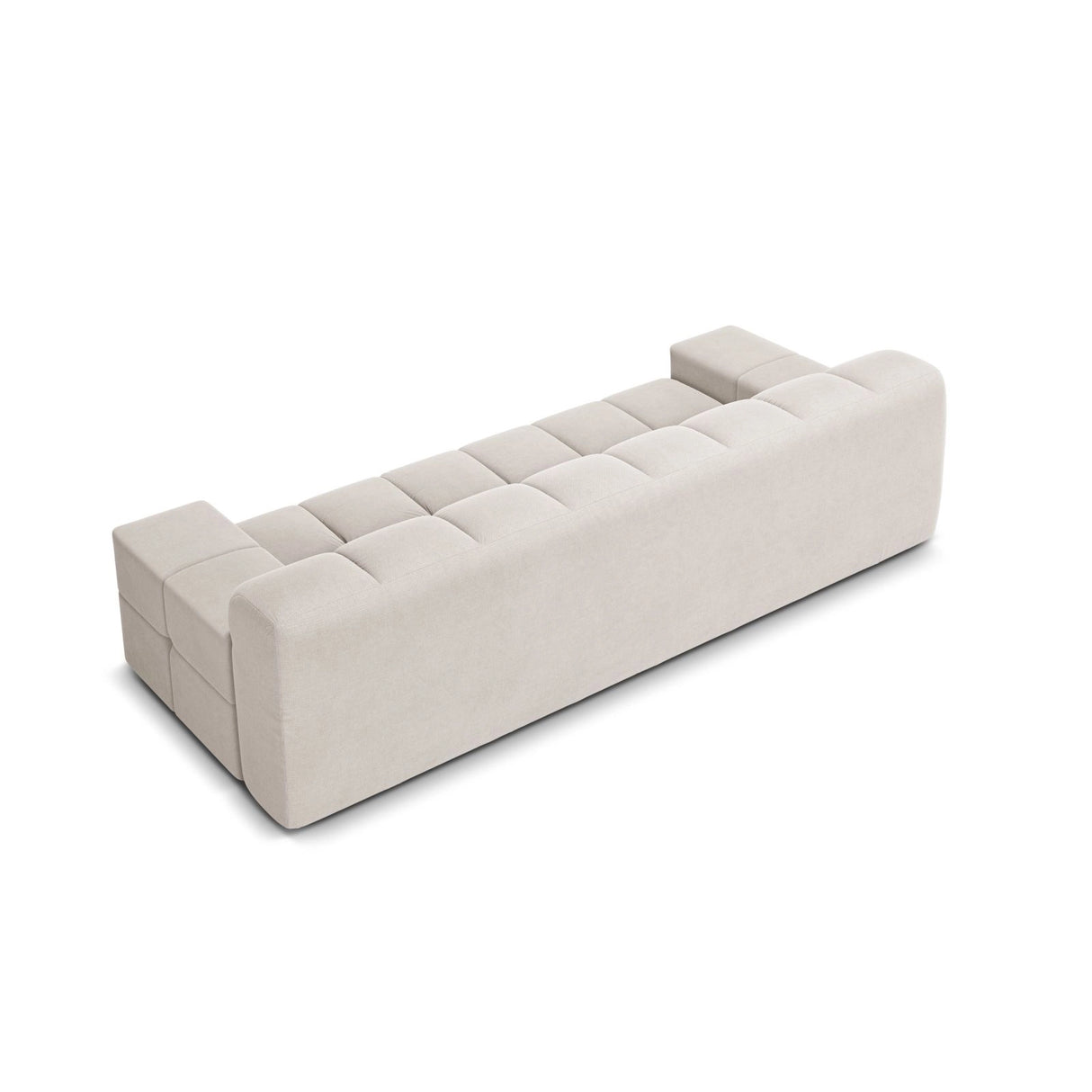 Hawaii 3-Sitzer Sofa aus Strukturierter Stoff in Hellbeige (Moly 02), 240x100x75 cm von Cosmopolitan Design – Bild 5