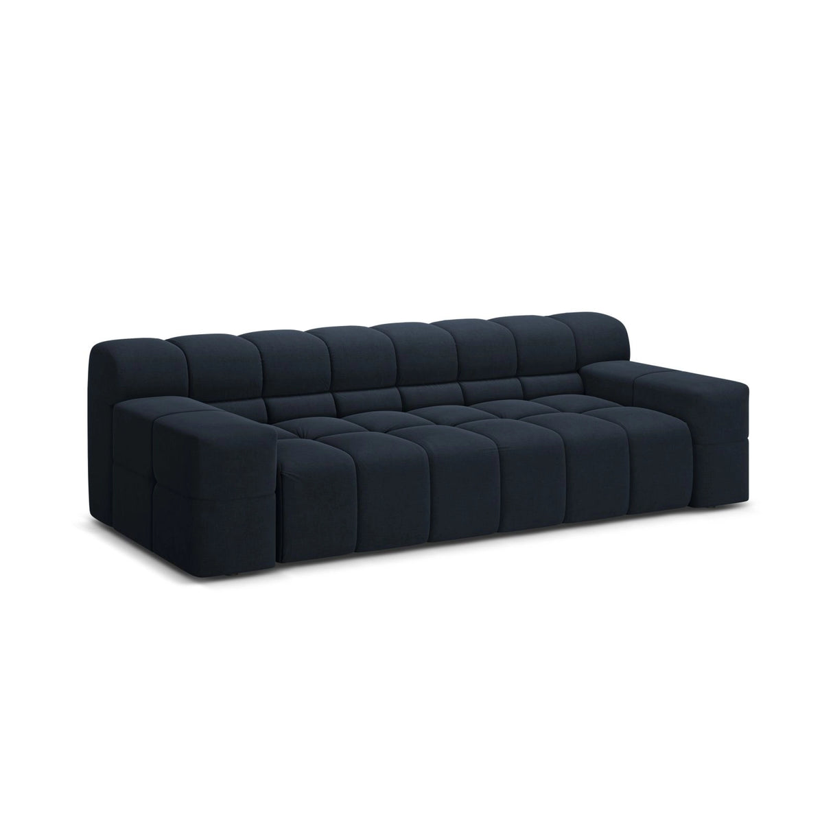 Hawaii 3-Sitzer Sofa aus Strukturierter Stoff in Königsblau (Moly 79), 240x100x75 cm von Cosmopolitan Design – Bild 4