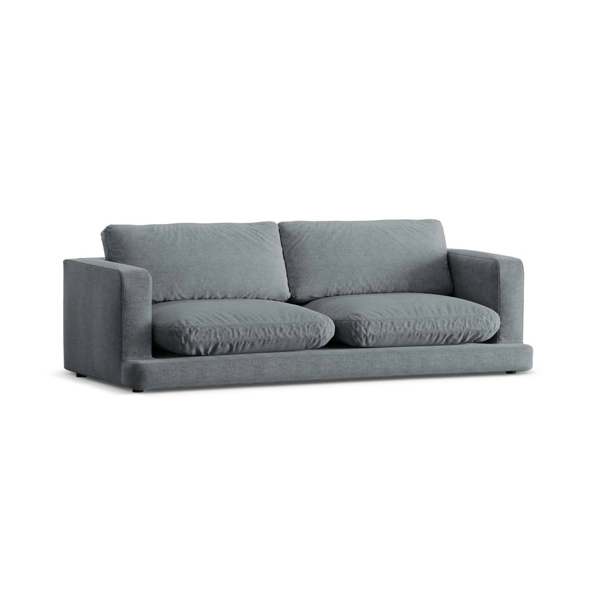 Ibiza 3-Sitzer Sofa aus Strukturierter Stoff in Dunkelgrau (Wind 89), 210x105x86 cm von Cosmopolitan Design – Bild 4