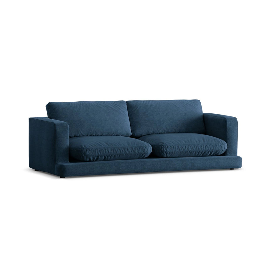 Ibiza 3-Sitzer Sofa aus Strukturierter Stoff in Marineblau (Wind 77), 210x105x86 cm von Cosmopolitan Design – Bild 4