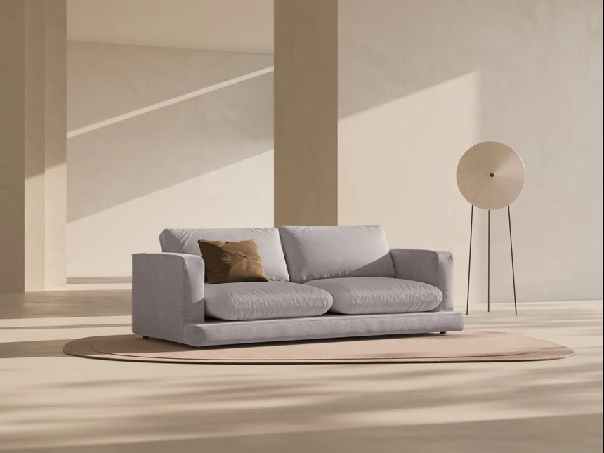 Ibiza 3-Sitzer Sofa aus Strukturierter Stoff in Warmes Grau (Wind 82), 210x105x86 cm von Cosmopolitan Design – Bild 2