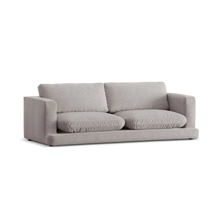 Ibiza 3-Sitzer Sofa aus Strukturierter Stoff in Warmes Grau (Wind 82), 210x105x86 cm von Cosmopolitan Design – Bild 4
