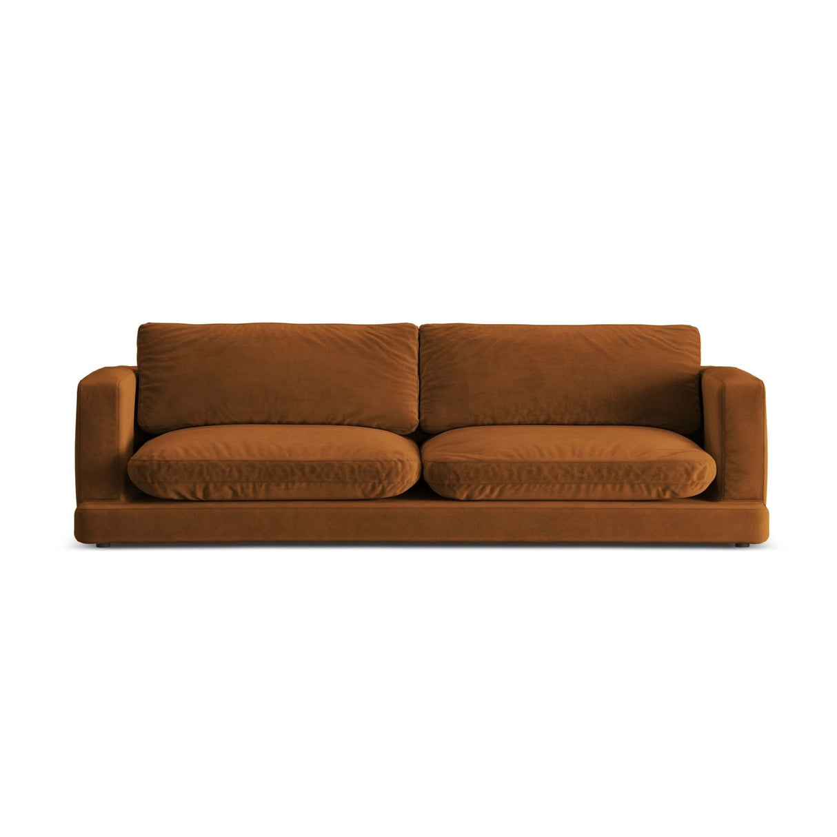 Ibiza 4-Sitzer Sofa aus Samt in Terrakotta (Riviera 56), 240x105x86 cm von Cosmopolitan Design – Bild 1
