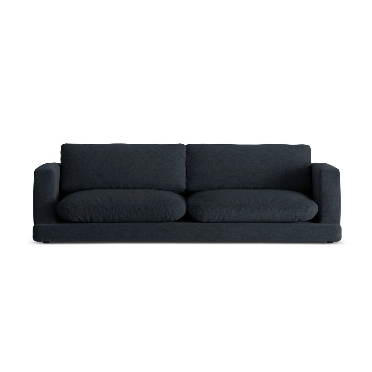 Ibiza 4-Sitzer Sofa aus Strukturierter Stoff in Schwarz (Wind 99), 240x105x86 cm von Cosmopolitan Design – Bild 1