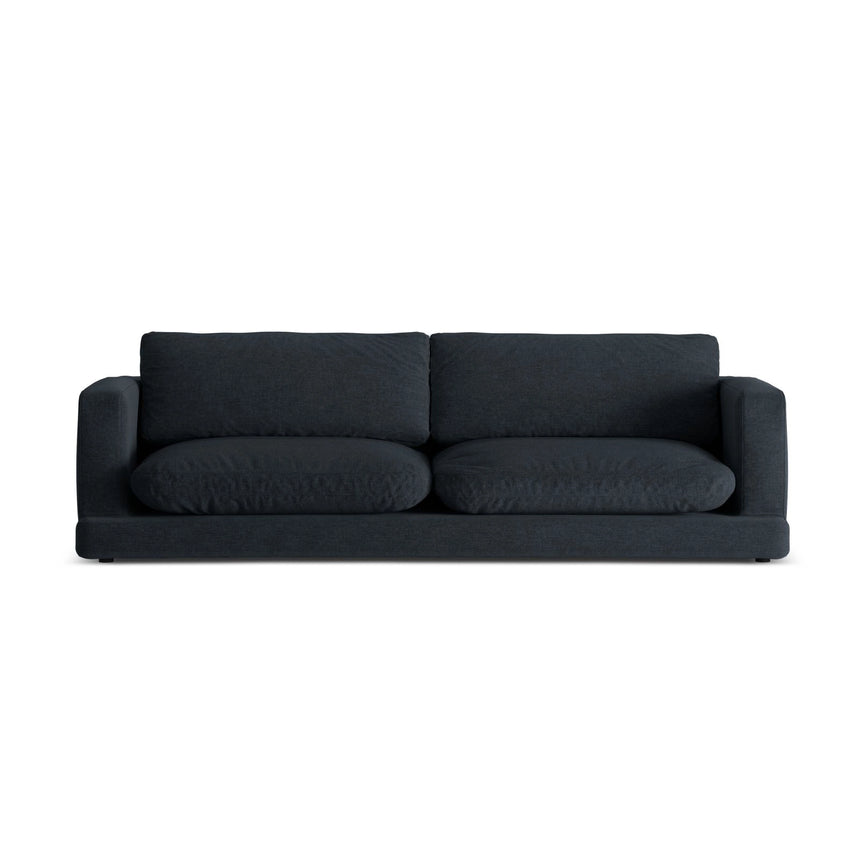 Ibiza 4-Sitzer Sofa aus Strukturierter Stoff in Schwarz (Wind 99), 240x105x86 cm von Cosmopolitan Design – Bild 1