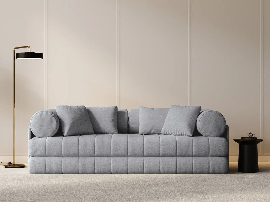 Kemi 3-Sitzer Sofa aus Boucle in Grau (CORAL 75), 206x95x70 cm von Cosmopolitan Design – Bild 2
