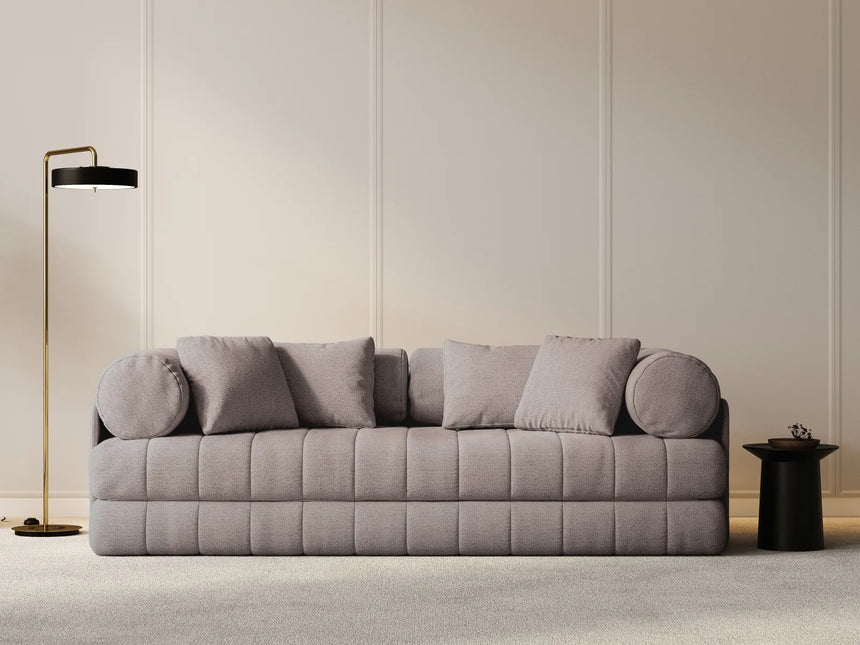 Kemi 3-Sitzer Sofa aus Boucle in Warmes Grau (CORAL 50), 206x95x70 cm von Cosmopolitan Design – Bild 2