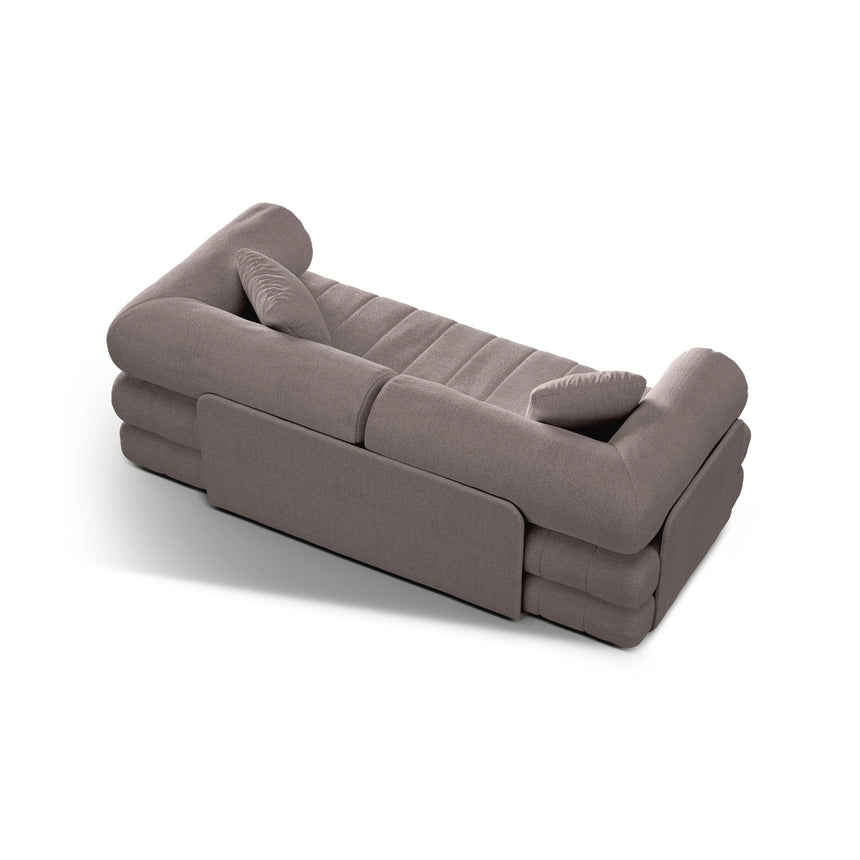 Kemi 3-Sitzer Sofa aus Boucle in Warmes Grau (CORAL 50), 206x95x70 cm von Cosmopolitan Design – Bild 6