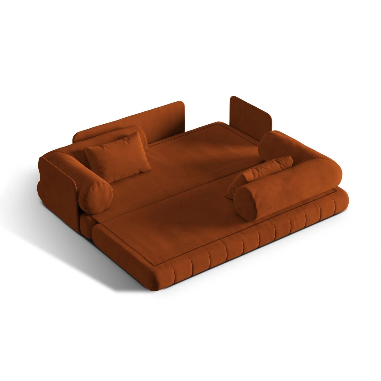 Kemi 3-Sitzer Sofa aus Samt in Terrakotta (Salvador 14), 206x95x70 cm von Cosmopolitan Design – Bild 5
