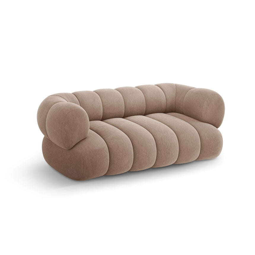Koge 2-Sitzer Sofa aus Samt in Dunkelbeige (Vogue 3), 180x95 cm von Cosmopolitan Design – Bild 4