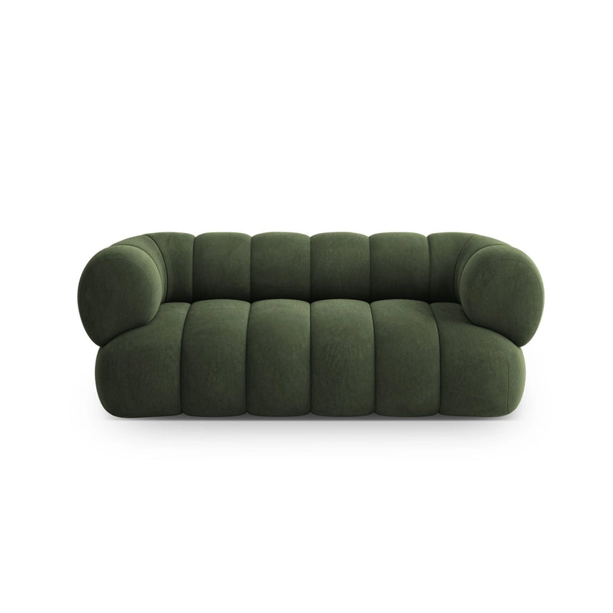 Koge 2-Sitzer Sofa aus Samt in Grün (Vogue 11), 180x95 cm von Cosmopolitan Design – Bild 1