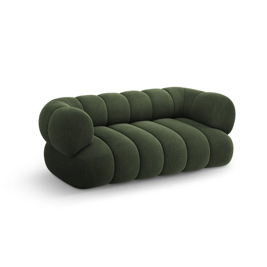 Koge 2-Sitzer Sofa aus Samt in Grün (Vogue 11), 180x95 cm von Cosmopolitan Design – Bild 4
